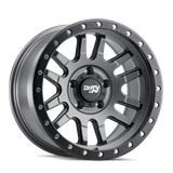 Dirty Life 9309 Canyon Pro 17x9/5x127 BP/-12mm Offset/71.5mm Hub Satin Graphite Wheel - Beadlock - 9309-7973MGT12
