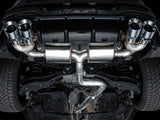 AWE Tuning MK8 Volkswagen Golf R 3in Touring Edition Quad Exhaust - Chrome Silver Tips - 3015-42658