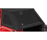 Bestop 07-18 Jeep Wrangler JK 4-Door Window Set (Premium Black Twill Fits Trektop 56923) - 58423-17