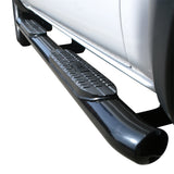 Westin 2005-2018 Toyota Tacoma Double Cab PRO TRAXX 4 Oval Nerf Step Bars - Black - 21-22775