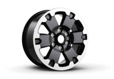 Ford Racing 19-21 Ranger 18x8in 4 Wheel Kit w/TPMS - Gloss Black w/ Machined Face - M-1007K-DC18X8BMF