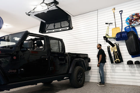Bestop 18-26 Jeep Wrangler JL Hoss Hardtop Hoist (Black) - 42820-01