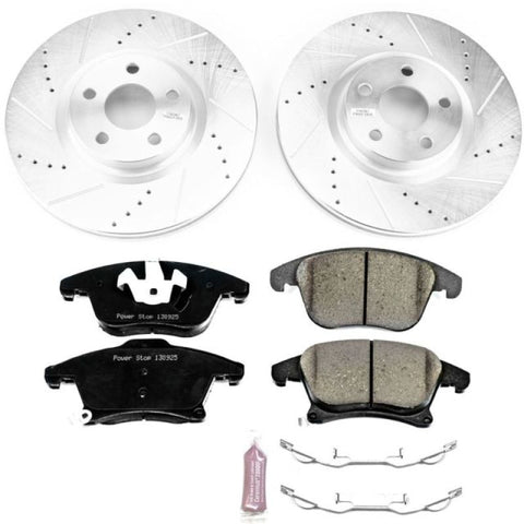 Power Stop 17-19 Lincoln MKZ Front Z23 Evolution Sport Brake Kit - K7885