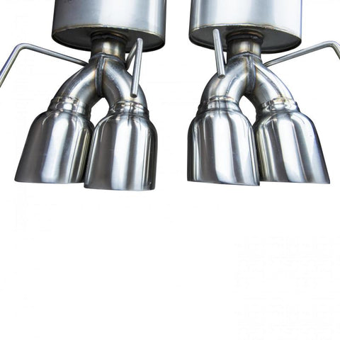 Kooks 09-13 Chevy Corvette C6 LS2/LS3 6.0L/6.2L OEM x 2 1/2in Axleback w/Pol tips - 21606300