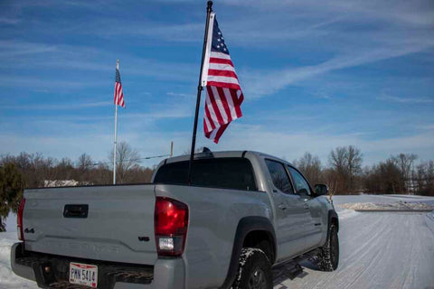 Fishbone Offroad Bed Rail Flag Mount - FB21329