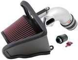 K&N 12 Chevy Sonic 1.8L Silver Typhoon Cold Air Intake - 69-4525TS