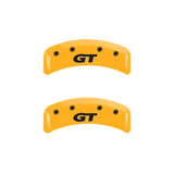 MGP 4 Caliper Covers Engraved Front & Rear MGP Black finish silver ch - 10095SMGPBK