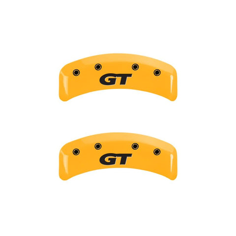 MGP 4 Caliper Covers Engraved Front & Rear MGP Black finish silver ch - 10095SMGPBK