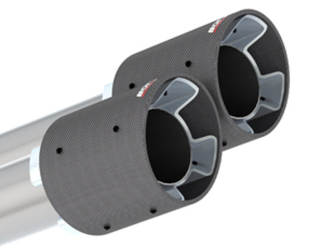 Borla 2020 Ford Explorer ST 3.0L V6 2.25in ATAK Exhaust - Carbon Fiber Tips - 140821CF