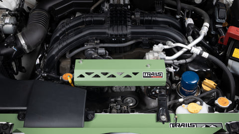 GrimmSpeed 2018+ Subaru Crosstrek TRAILS Pulley Cover - Green - TBG114027.3