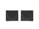 WeatherTech 13+ Lexus ES Rear Rubber Mats - Black - W290