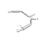 MagnaFlow Axle Back, SS, 2.5in, Competition, Dual Split Polish 4.5in Tip 2015 Ford Mustang Ecoboost - 19179