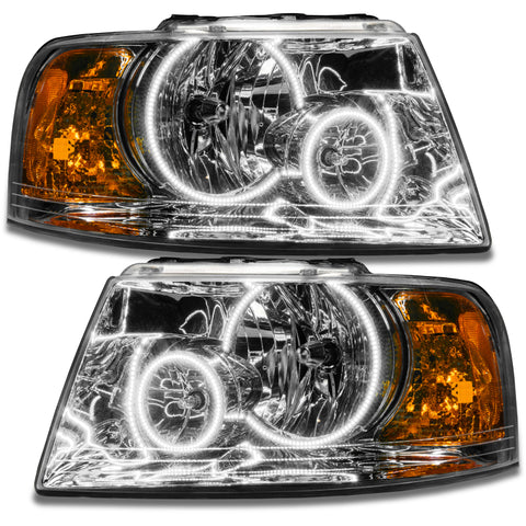 Oracle 03-06 Ford Expedition SMD HL - Chrome - White - 7153-001