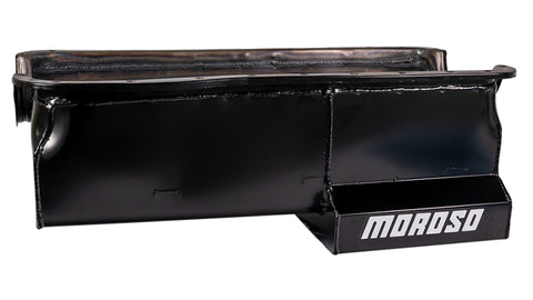 Moroso Ford 429-460 (w/Rear Sump) Wet Sump 7qt 8.5in Steel Oil Pan - 20614