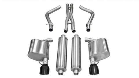 Corsa 2011-2014 Chrysler 300 R/T 5.7L V8 Black Xtreme Cat-Back Exhaust - 14537BLK