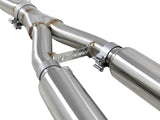 aFe Takeda 2.5in 304 SS Cat-Back Exhaust System w/ Blue Flame Tips 16-18 Infiniti Q50 V6-3.0L (tt) - 49-36132NM-L