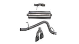 Corsa 2015-2020 Chevy Tahoe/GMC Yukon Cat-Back Exhaust Sport 3in Single Side Twin Black 4in Tips - 14859BLK
