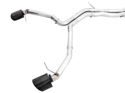 AWE Tuning Audi B9.5 RS5 Sportback Non-Resonated Track Edition Exhaust - RS-Style Diamond Blk Tips - 3020-33124