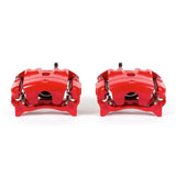 Power Stop 13-17 Nissan Altima Front Red Calipers w/Brackets - Pair - S7102