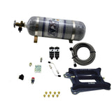 Nitrous Express 4150 Hitman 4-BBL Nitrous Kit (100-200HP) w/Composite Bottle - 40040-12