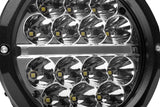 Go Rhino Xplor Bright Series Round LED Driving Light Kit w/DRL (Surface Mount) 6in - Blk (2 pc) - 750700623DRS