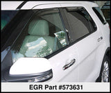 EGR 11+ Ford Explorer In-Channel Window Visors - Set of 4 (573631) - 573631