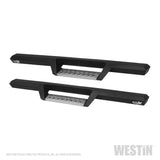 Westin 07-18 Jeep Wrangler JK 2dr. HDX Stainless Drop Nerf Step Bars - Tex. Blk - 56-133152