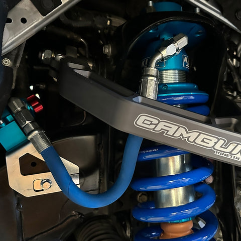 Camburg Toyota Tundra 2WD/4WD 22-23 KINETIK V2 Performance Billet Uniball Upper Arms - CAM-310189-GRY