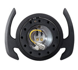 NRG Quick Release Kit Gen 4.0 - Black Body / Black Ring w/ Handles - SRK-700BK