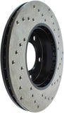 StopTech 96-02 BMW Z3 / 03-01/06 Z4 / 11/91-98 318i/iS / 04/98-00 318Ti Drilled Right Front Rotor - 128.34029R