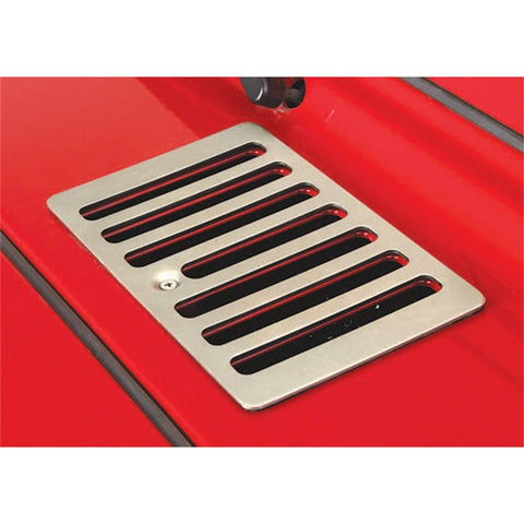 Rugged Ridge 98-06 Jeep Wrangler Satin Stainless Steel Cowl Vent Cover - 11185.69