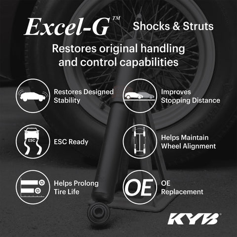 KYB Shocks & Struts Excel-G Rear RAM 2500 Pickup (4WD) Extended Cab 2015-2014 - 3440018