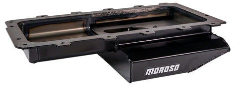 Moroso Ford 4.6/5.4L Cobra Replica (w/Rear Sump) Road Race Baffled Wet Sump 7qt 4in Steel Oil Pan - 20549