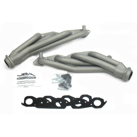 JBA 96-00 GM Truck 7.4L Voretc w/EGR & A.I.R. 1-3/4in Primary Ti Ctd Cat4Ward Header - 1823SJT