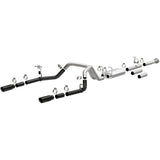 MagnaFlow 11-19 Chevrolet Silverado 2500/3500 HD V8-6.0L Dual Split Cat-Back Exhaust w/Black Tips - 19377