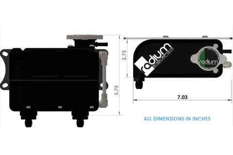 Radium Engineering Coolant Expansion Tank- Universal - 20-0270-00