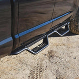Westin 07-21 Toyota Tundra Double Cab Outlaw Nerf Step Bars - Textured Black - 20-13245