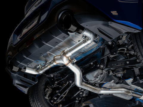 AWE Subaru BRZ / Toyota GR86 / Toyota 86 Track Edition Cat-Back Exhaust- Diamond Black Tips - 3020-33279