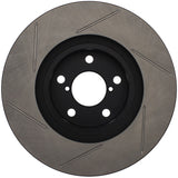 StopTech Power Slot 00-05 Legacy / 7/98-08 Impreza Front Left SportStop Slotted Rotor - 126.47012SL