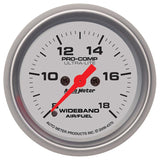 Autometer Ultra-Lite 52mm Wideband Air/Fuel Gauge Analog Stepper Motor - 4370