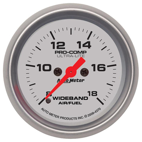 Autometer Ultra-Lite 52mm Wideband Air/Fuel Gauge Analog Stepper Motor - 4370