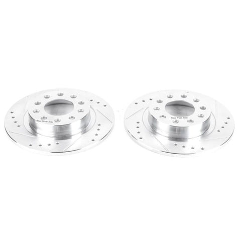 Power Stop 13-16 Dodge Dart Rear Evolution Drilled & Slotted Rotors - Pair - AR83084XPR