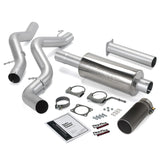 Banks Power 06-07 Chevy 6.6L ECSB Monster Exhaust System - SS Single Exhaust w/ Black Tip - 48938-B