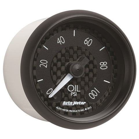Autometer GT Series 52mm Full Sweep Electronic 0-100 PSI Oil Pressure Gauge - 8053