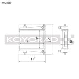Koyo 2020 Toyota Supra 3.0L Turbo Radiator - HH423660