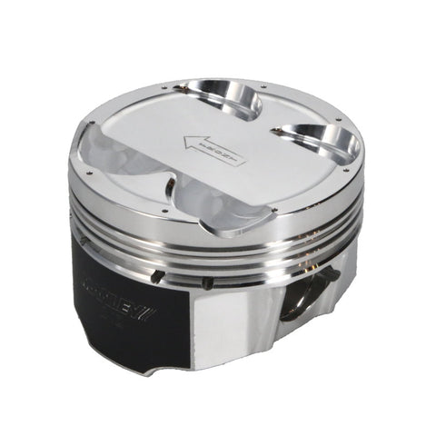Manley Toyota 2JZGTE 94mm Stroke 87.00mm Bore -6cc Dish 10:1 CR Turbo Tuff Piston Set w/ Rings - 629310CE-6