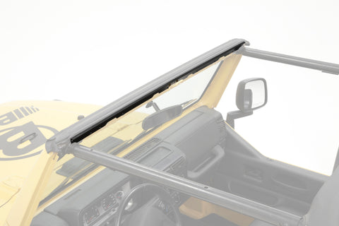 Bestop 97-02 Jeep Wrangler TJ Windshield Channel (2-Piece Drill-In Design ) - 51210-01
