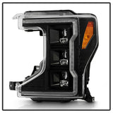 Spyder Apex 20-22 Ford F250/F350 (Halogen) High-Power LED Headlights - Black PRO-YD-FS20HALAP-SEQ-BK - 5088635