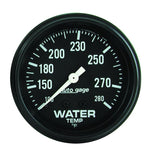 Autometer AutoGage 2 5/8in Mechanical 100-280 Deg Water Temp Gauge - Black - 2313