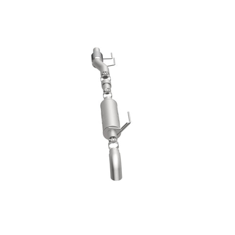 MagnaFlow Cat-Back, SS, 2.5/3in, Turn Down In Front Rear Tire 2015 Ford F150 2.7L V6T Ext Cab - 19056